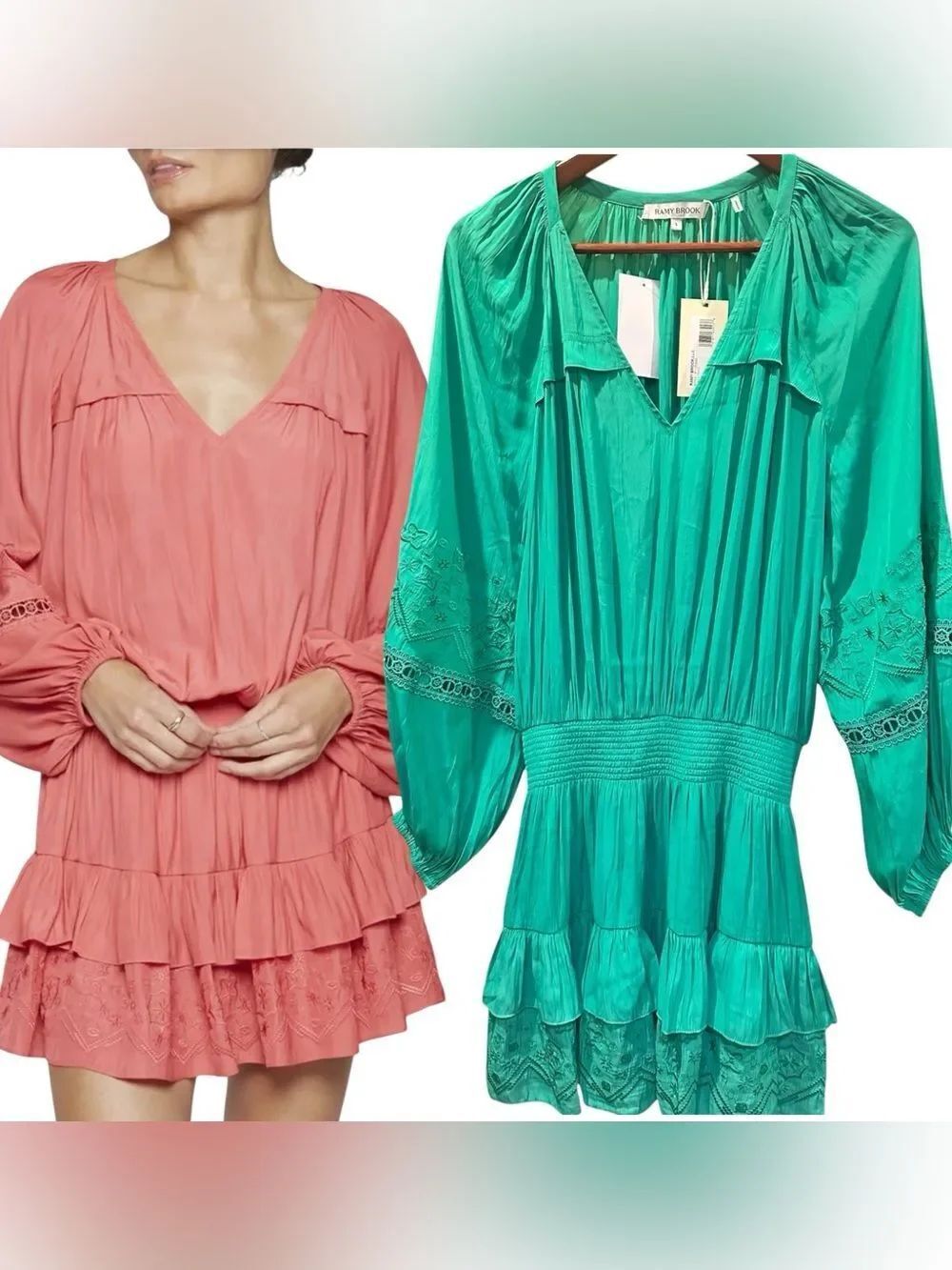 NWTs Ramy Brook Sabina Long Sleeve Dress Size Small